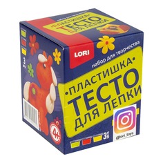 Набор для творчества Тесто для лепки Lori Колорит 3 цв.