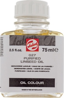 Масло льняное рафинированное (очищенное) Talens (027) 75мл Greenwich Line