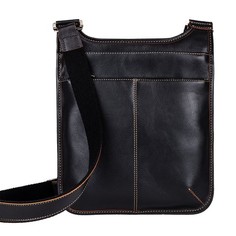 Сумка мужская Fabula Kansas черная, 23х31х4 см