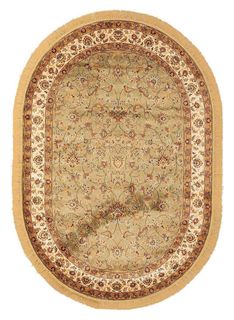 Ковер коллекции «Brilliance» V352-GRN(Oval) 80 х 150 см 43100 Kover.Ru