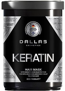 Крем-маска для волос DALLAS Pro-Tox Mask с кератином, коллагеном 1000 мл