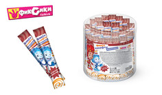 ФИКСИКИ GOODФрукт Жевательные конфеты Палочки со вкусом шоколада, 60 шт в упаковке