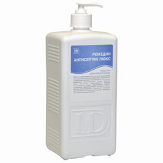 Антисептик МИРОДЕЗ РЕМЕДИН ЛЮКС для рук и поверхностей (63%) с дозатором 1л
