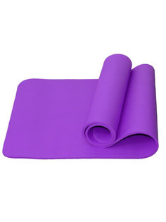Коврик для йоги и фитнеса Atemi, AYM05PL, NBR, 183x61x1,0 см, фиолетовый