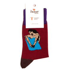 Носки унисекс St.Friday Socks St_Friday_x_Tretyak_Demon красные 38-41 RU