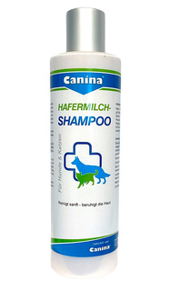 Шампунь для кошек, для собак CANINA Hafermilch для сухой, для чувствительной кожи, 250 мл