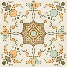 Наклейка на кухонный фартук PAINTINGSTOCK Плитка с орнаментом "Голландия" 12 шт.15х15 см