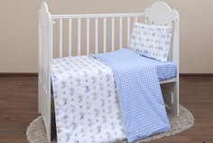 Комплект постельного белья Mirarossi Ферма blue для новорожденных