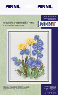 Набор для вышивания PANNA "Колокольчики и одуванчики" Gamma