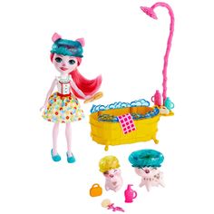 Набор игровой Enchantimals Банный день Mattel