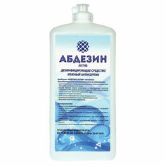 Антисептик для рук и поверхностей АБДЕЗИН-АКТИВ дезинфицирующий, спирт 64% жидкость, 1л