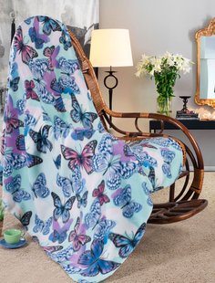 Покрывало Guten Morgen Babochki Lilovie (130х150 см)