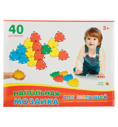 Напольная мозаика для малышей в коробке (40 деталей) Рыжий кот