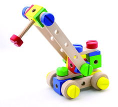 Конструктор "Строительный кран", 53 деталей Viga