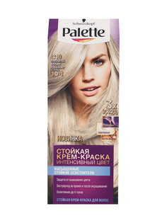 Стойкая крем-краска Palette C10 (10-1) Серебристый блондин Schwarzkopf
