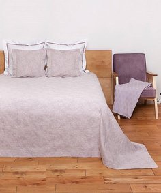 Покрывало хлопковое LUXBERRY 06226 SPRING TIME лавандовое 220х240
