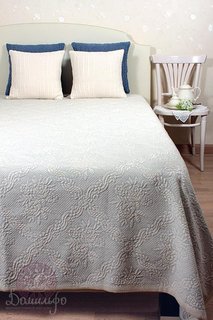 Покрывало LUXBERRY ILIA голубое 150х210