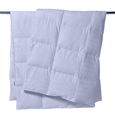 Одеяло кассетное из серого гусиного пуха с бортиком BELPOL БРАЙТОН ТУМАН 140х205