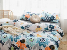 Постельное белье из сатина ASABELLA 1350-6 50х70 (2шт), 70х70 (2шт) евро