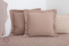 Наволочка декоративная LUXBERRY КАМЕННЫЙ ЦВЕТОК капучино 47х47