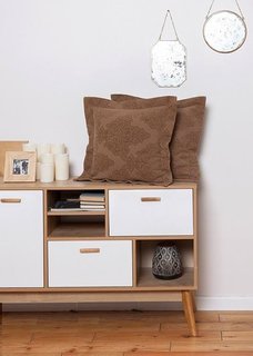 Наволочка декоративная с мережкой LUXBERRY 06245 LOUVRE бронзовая 47х47