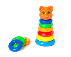 Пирамидка "Кошка", 8 деталей Орион