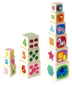 Пирамидка-кубики, арт. VG50392 Viga