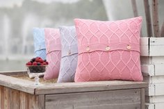 Наволочка декоративная LUXBERRY LUX 34 розовая 40х40