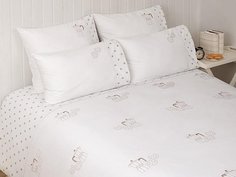 Наволочка из перкали LUXBERRY YUMMY BREAKFAST белая 70х70