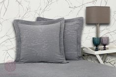 Наволочка декоративная LUXBERRY VELVET серая 47х47