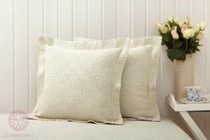 Наволочка декоративная LUXBERRY ILIA зеленая 47х47