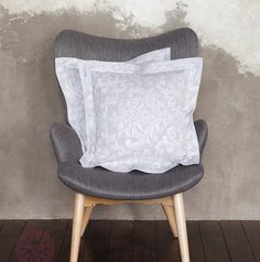 Наволочка декоративная LUXBERRY SHABBY серая 47х47