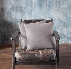 Наволочка декоративная LUXBERRY VINCENT серая сепия 47х47