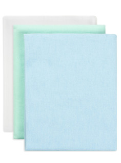 Пеленки фланелевые "Трезвучие", 3 штуки, цвет: голубой, фисташковый, белый Чудо Чадо