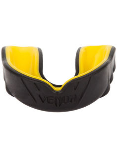 Капа боксерская с футляром Venum Challenger Black/Yellow