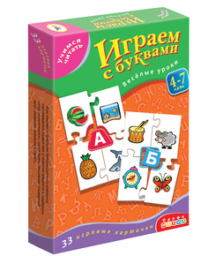 Учимся читать. Играем с буквами новый формат Дрофа Медиа