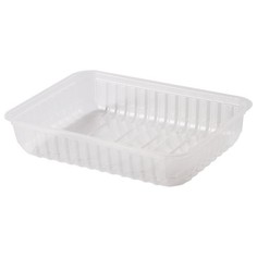 Одноразовые контейнеры, 500 мл, 50 шт., БЕЗ КРЫШЕК, ПП, прозрачные, СТИРОЛПЛАСТ