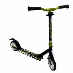 Самокат городской Tech Team Jogger 180 черно-зеленый 113878