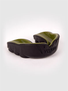 Капа боксерская с футляром Venum Challenger Black/Khaki