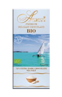 Шоколад Ameri Bio Экстра горький с морской солью 100 г
