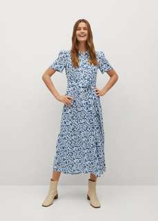 Платье с цветочным принтом - Shirty Mango