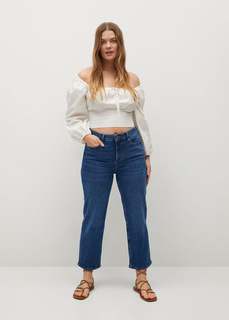 Укороченные джинсы straight - Elia Mango