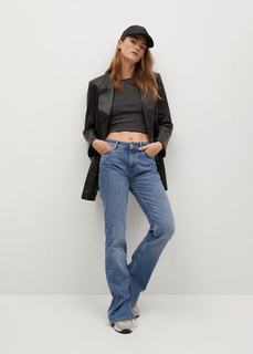 Укороченный топ в полоску - Crop Mango