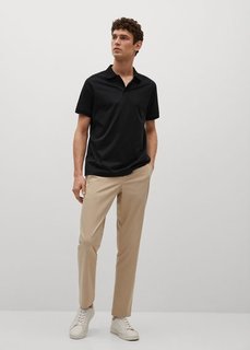 Мерсеризованное поло relaxed fit - Filippep Mango
