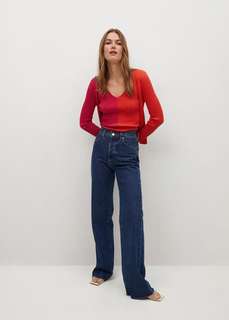 Топ из трикотажа в рубчик - Doble-i Mango