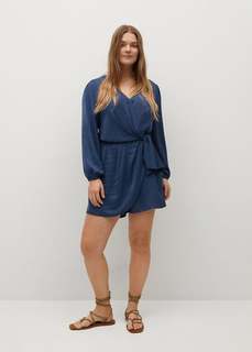Короткий струящийся комбинезон - Larga8 Mango