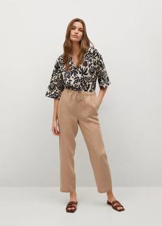 Брюки 100% лен - Linen Mango