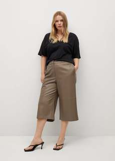 Струящаяся комбинированная футболка - Salsa8 Mango