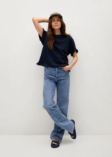 Повседневная хлопковая футболка - Sporty-a Mango