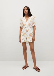 Комбинезон с цветочным принтом - Shirty Mango
